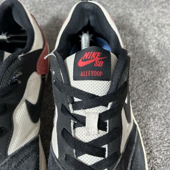 Nike SB Alleyoop Chicago CJ0882-102 Men’s Sz 13 Black Toe Red White Skate Shoes main image 5